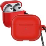 جراب سيلكيون من اراري لايربودز 3 - احمر